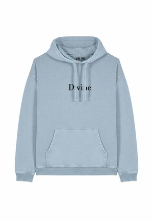 DIVINE EMBROIDERY UNISEX VINTAGE - Hoodie - light blue