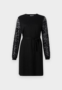 VIEMMY O NECK DRESS - Stickad klänning - black
