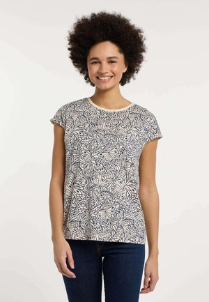 Ragwear DIONA  - Camiseta estampada - ecru