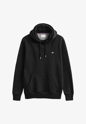 GANT, SHIELD - Felpa con cappuccio - black