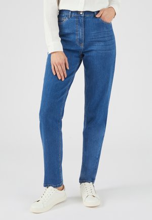 COUPE MOM - Slim fit jeans - denim moyen