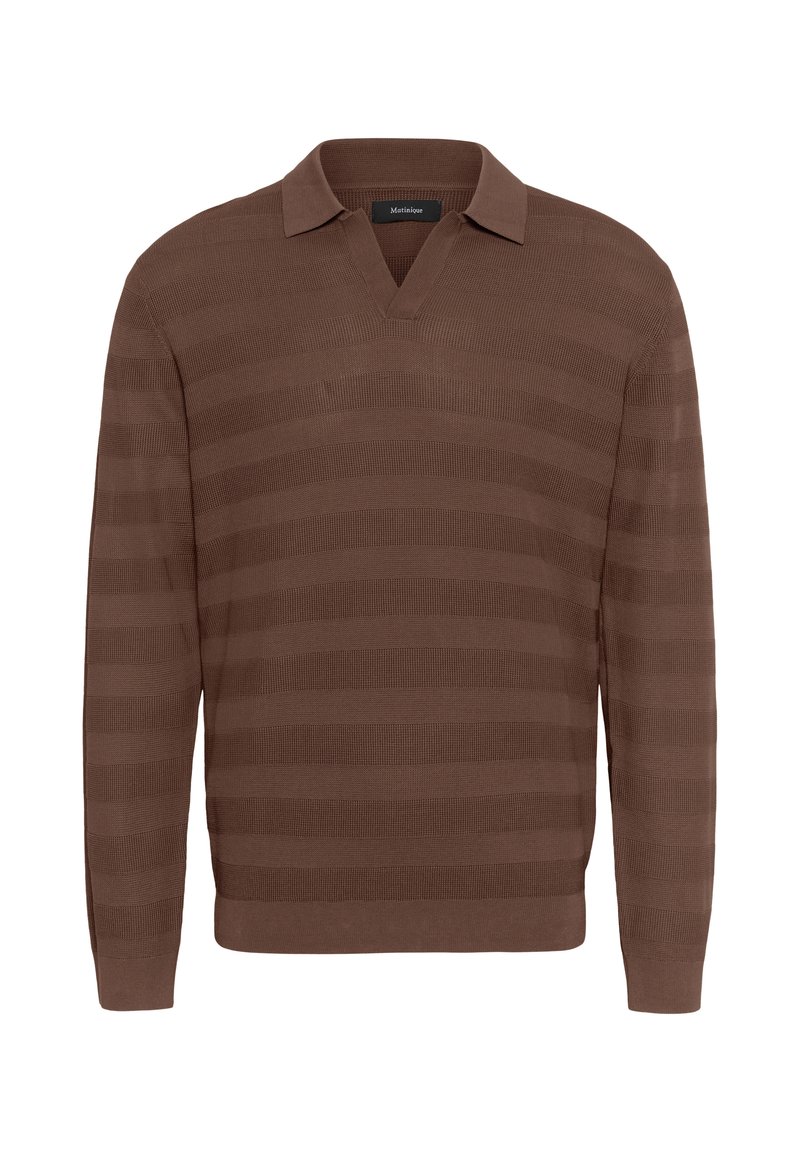 Matinique Poloshirt bruin