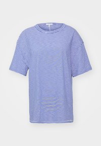 MINI SLUB STRIPE BOYFRIEND TEE - Tričko s potlačou - blue/whIte