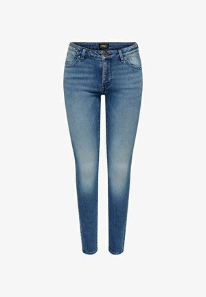 ONLY Oprijete (skinny) kavbojke - medium blue denim