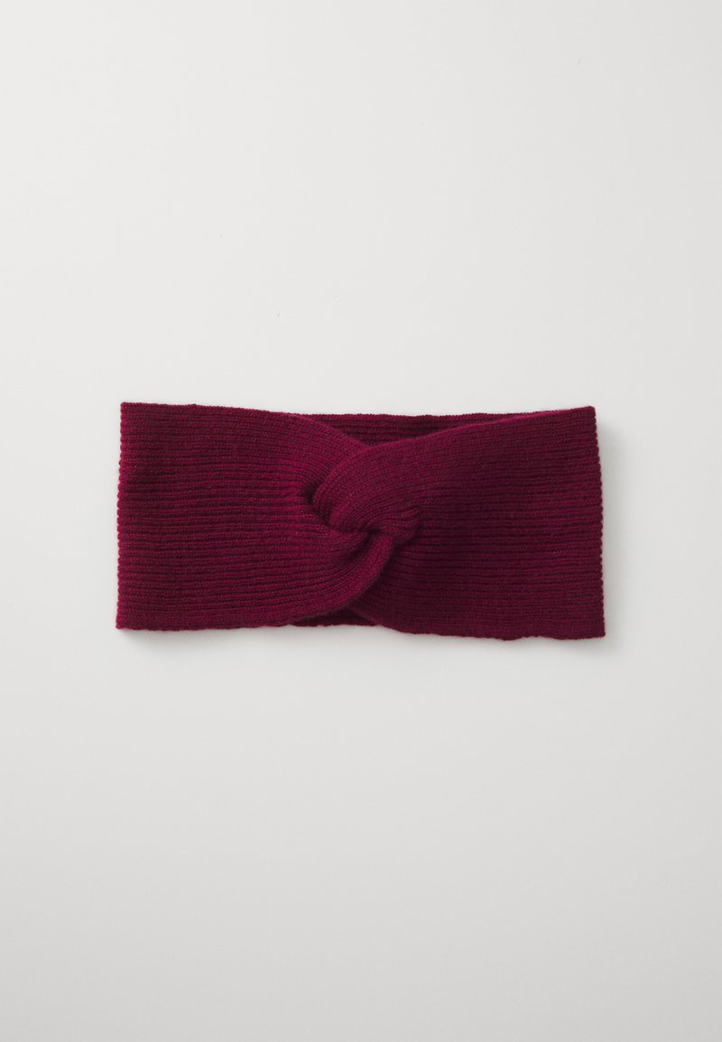 KNITID TWIST HEADBAND - Cache-oreilles - sangria