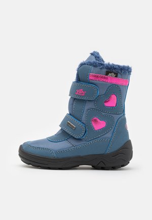 Lico Mauno V Meisjes Sneeuwlaarzen, Marineblauw/felroze, 36