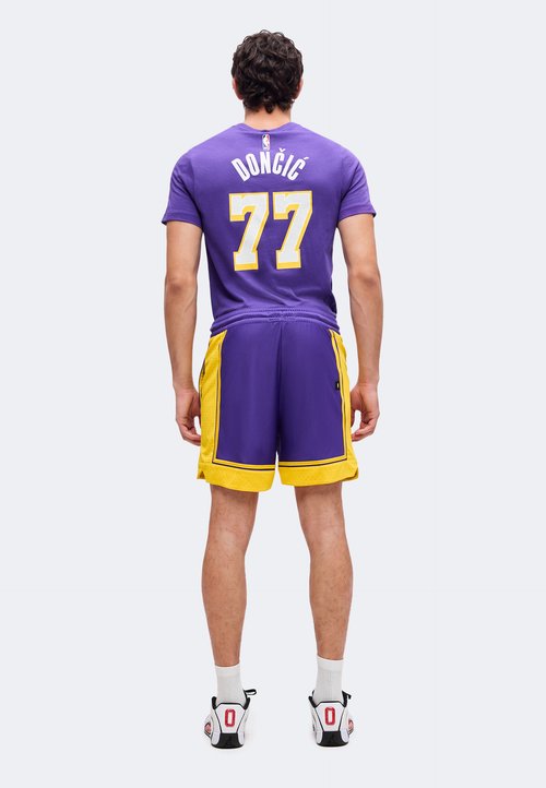 Nike NBA LOS ANGELES LAKERS LAL PRO SHORT - Club wear - field purple/amarillo — foto 3