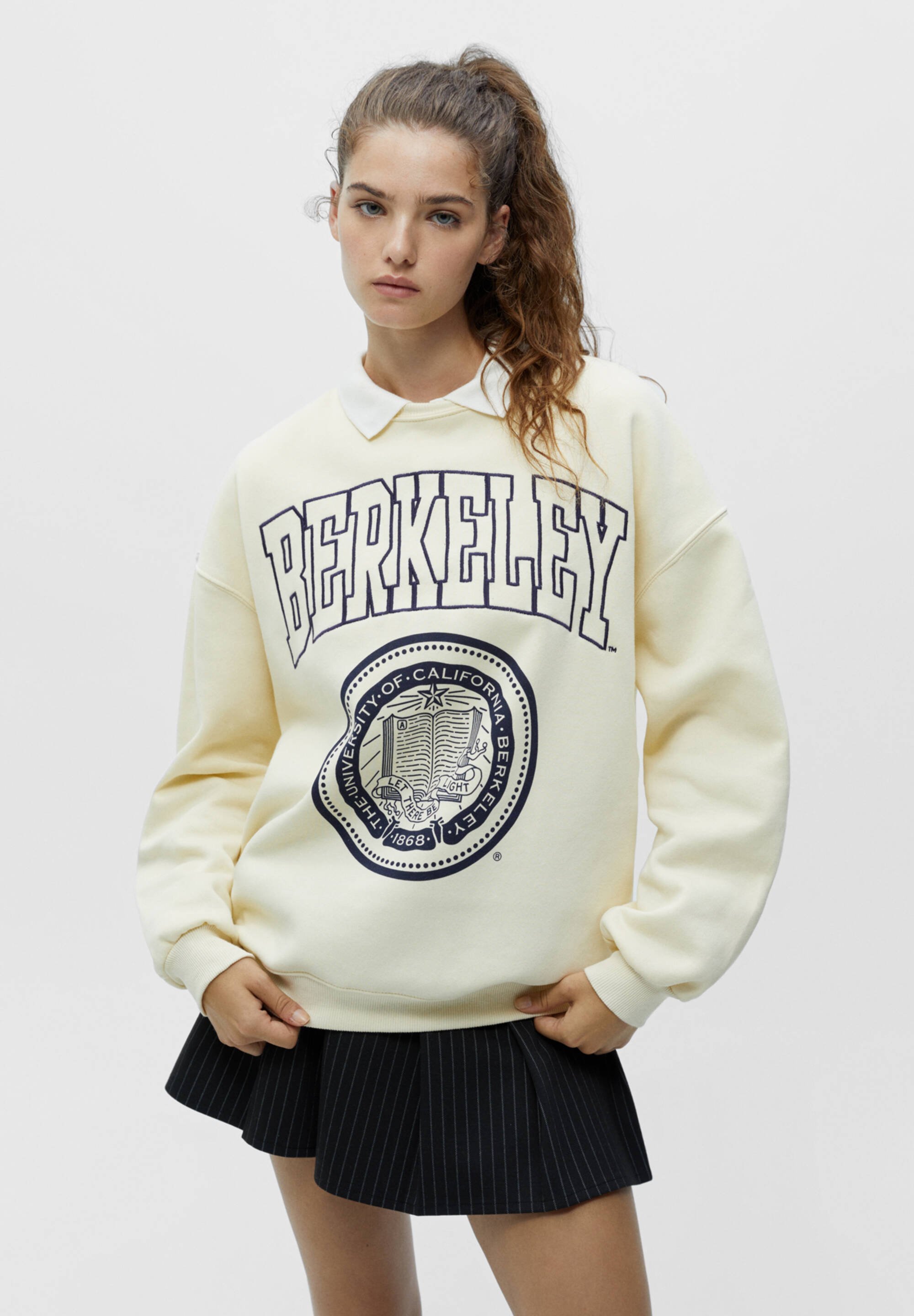 PULL\u0026BEAR BERKELEY VARSITY - Sweatshirt 