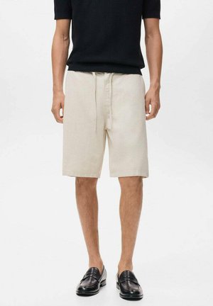 BERMUDA CORDON - Kratke hlače - off white