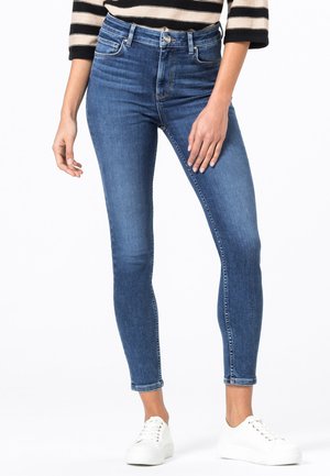 HIGH WAIST SKINNY ELLA AUS CANDIANI - Jeans Skinny Fit - blue denim