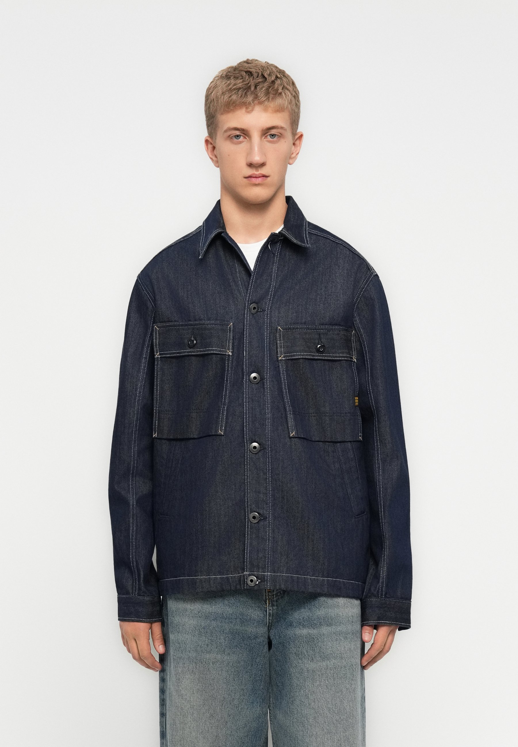 G-STAR MOSA OVERSHIRT - Denim jacket - blue/raw denim - Zalando.co.uk