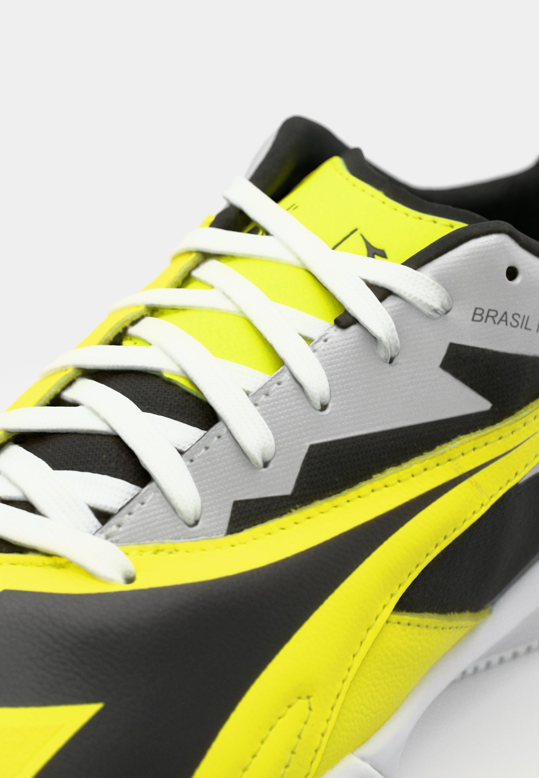 Diadora BRASIL ICON SALA ID - Indoor football boots - fluo yellow