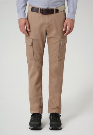 MOTO WINT - Cargo trousers - beige portabel