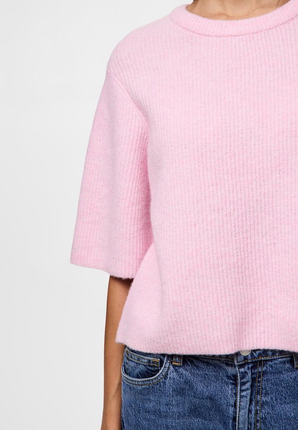 PCSILLY SS O-NECK BC - Basic T-shirt - roseate spoonbill melange4