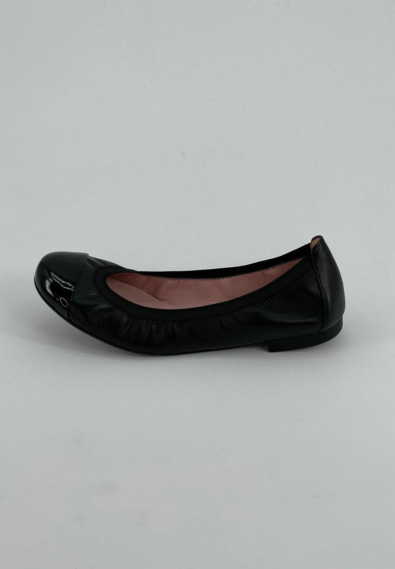 Damen Klassische Ballerinas | Pretty Ballerinas faltbarer Ballerina shade nero/schwarz meliert - QD39616 Damen Klassische Ballerinas | Pretty Ballerinas faltbarer Ballerina shade nero/schwarz meliert - QD39616
