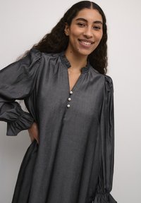 Culture CUBELVA OLLY - Nappali ruha - black melange