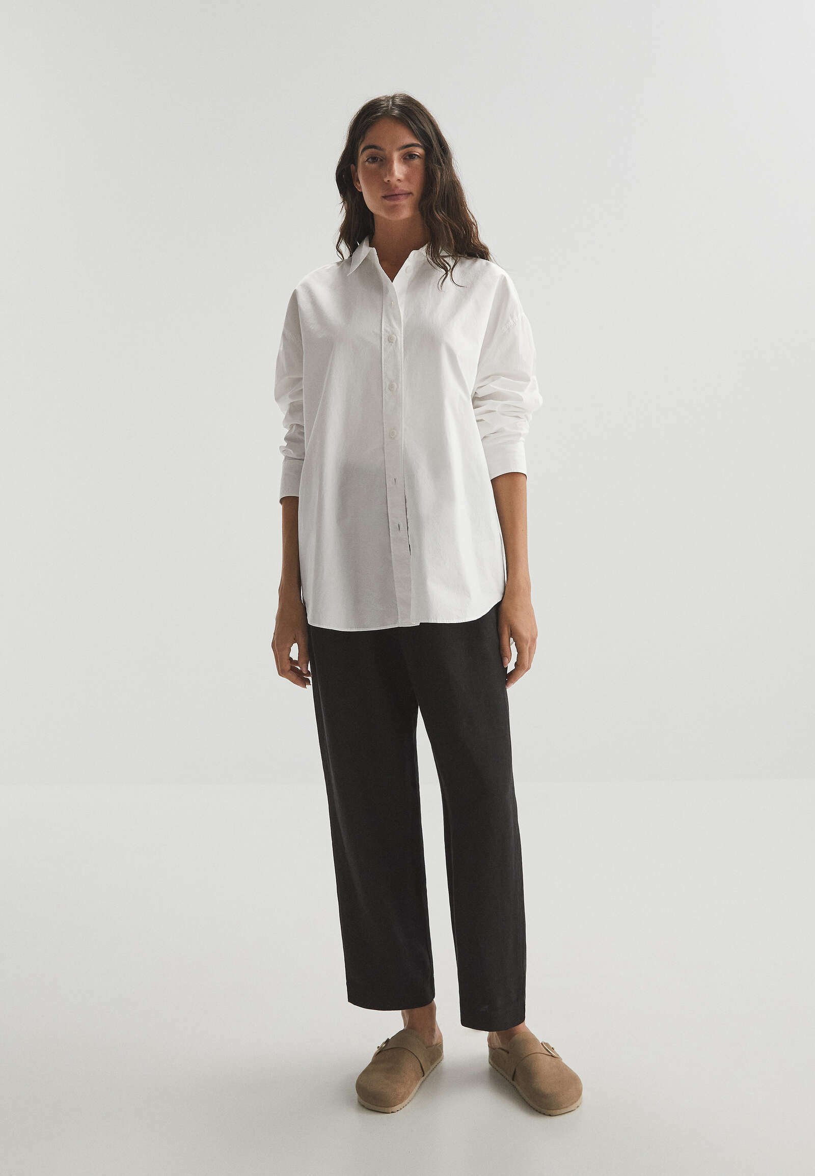 OYSHO Pantaloni - black/nero - Zalando.it