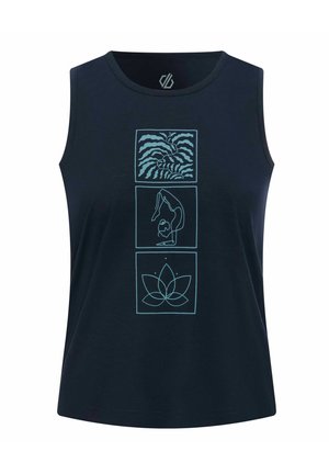 Dare 2B, REGATTA HARMONIC GRAPHIC ACTIVE VEST T-SHIRTS - Top - navy