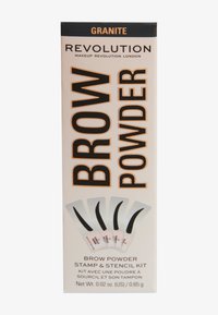 Makeup Revolution REVOLUTION BROW POWDER STAMP & STENCIL KIT - Make-up Set - granite