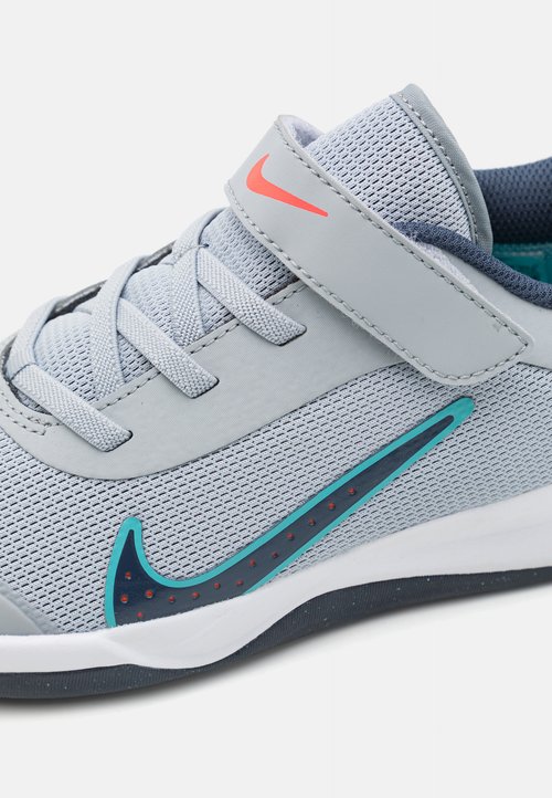 Nike OMNI - Botines de fútbol sala - wolf grey/thunder blue/bright crimson/dusty cactus — photo 6