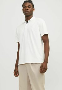 Jack & Jones PREMIUM - EINFARBIG - Polo marškinėliai - cloud dancer Miniatiūros vaizdas 1