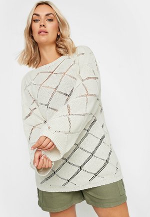 LADDER STITCH  - Strickpullover - white