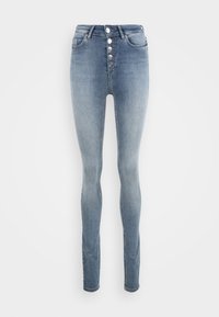 ONLY Tall - ONLBLUSH LIFE BUTTON - Jeans Skinny Fit - medium blue denim Thumbnail-Bild 1