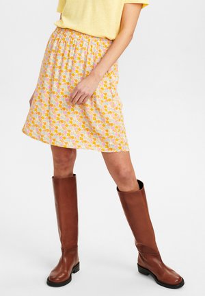 NUCAMBELL SKIRT - Mini skirt - popcorn