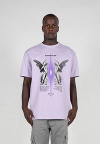 MJ Gonzales MANNER THE TRUTH HEAVY OVERSIZED TEE - T-shirts med print - lilac