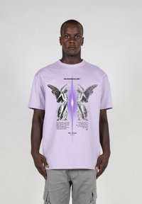 MJ Gonzales - MANNER THE TRUTH HEAVY OVERSIZED TEE - Print T-shirt - lilac Thumbnail Image 1