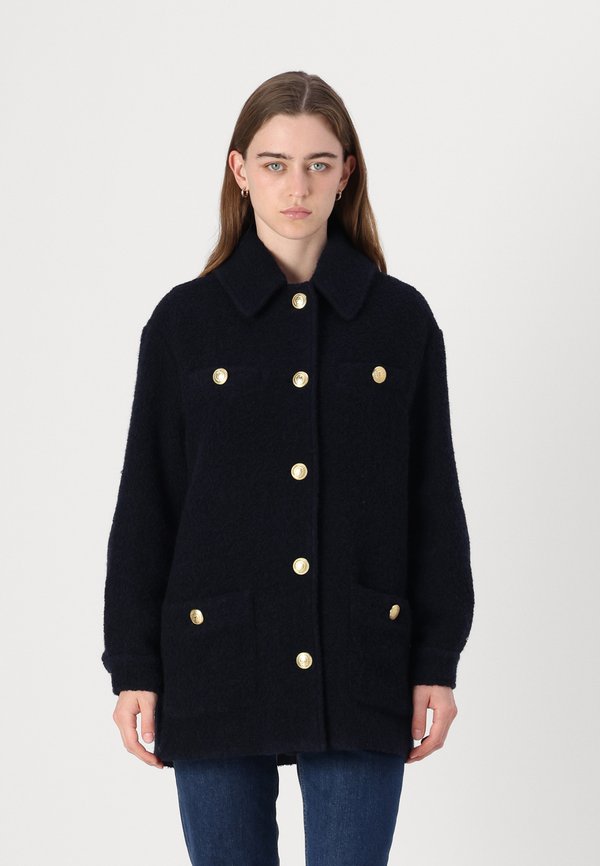 GOLD BUTTON SHACKET - Short coat