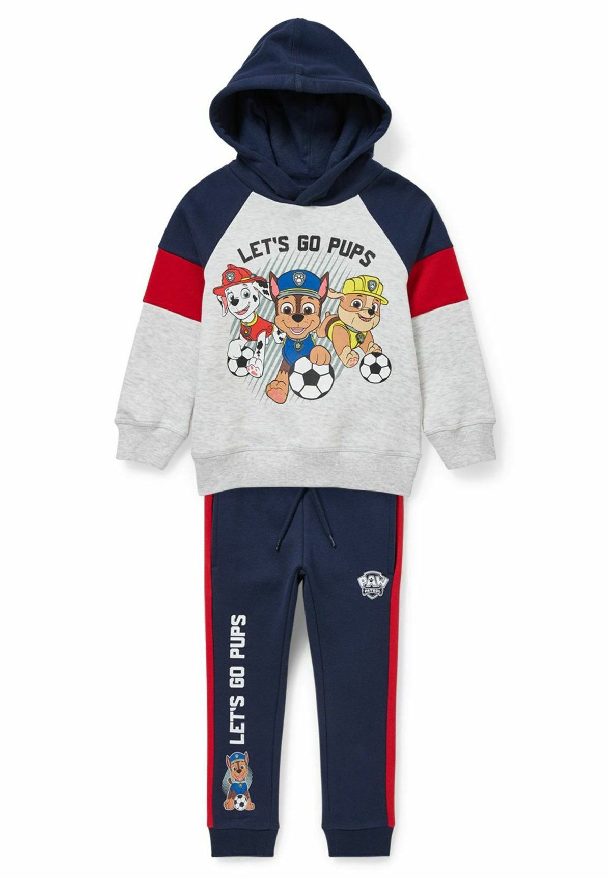 C\u0026A SET - Trainingspak - gray dark blue/grijs - Zalando.nl