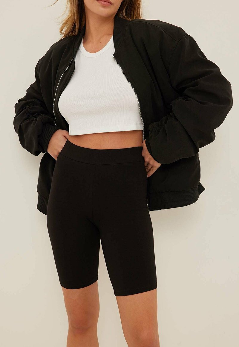 NA-KD BASIC  - Shorts - black