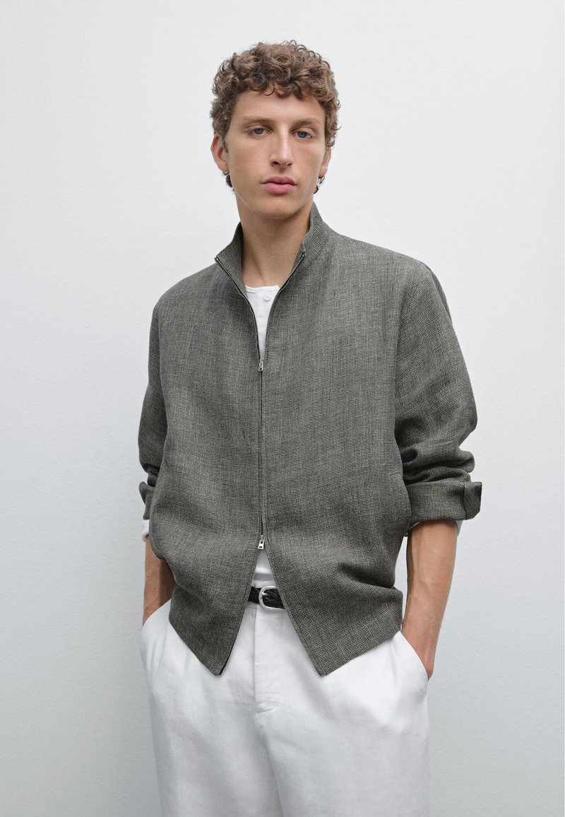 Massimo Dutti FADED TEXTURED LIGHTWEIGHT - Let jakke / Sommerjakker - grey