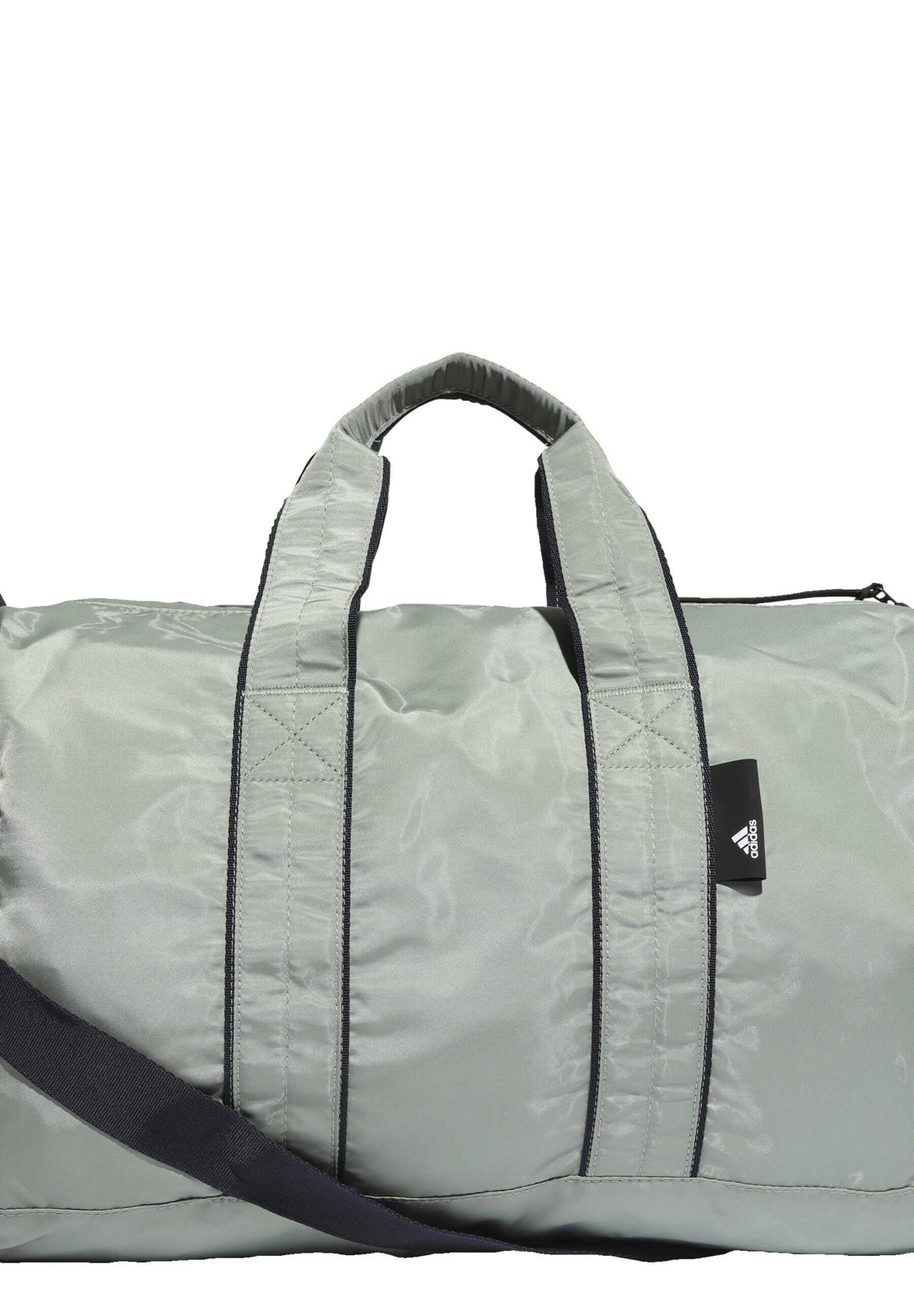 adidas Performance DUFFEL - Sporttas - silver green legend ink white/groen  - Zalando.nl