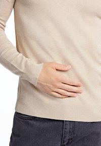 Lindbergh LONG SLEEVE  - Pikeepaita - sand mel