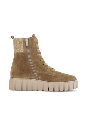 Gabor, GABOR PLATEAU STIEFELETTE - Schnürstiefelette - lion