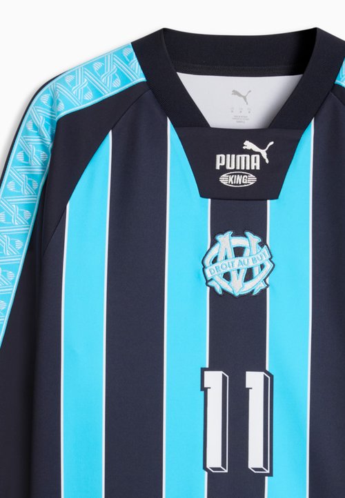 PUMA OLYMPIQUE MARSEILLE KING JERSEY LS - Club wear - new navy-bright aqua — photo 3