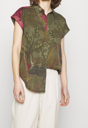 Hemdbluse - khaki