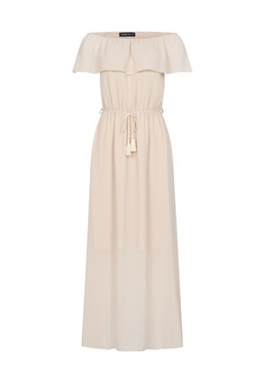 Cloud 5ive, OFFSHOULDER MAXI DRESS - Maxikjoler - beige