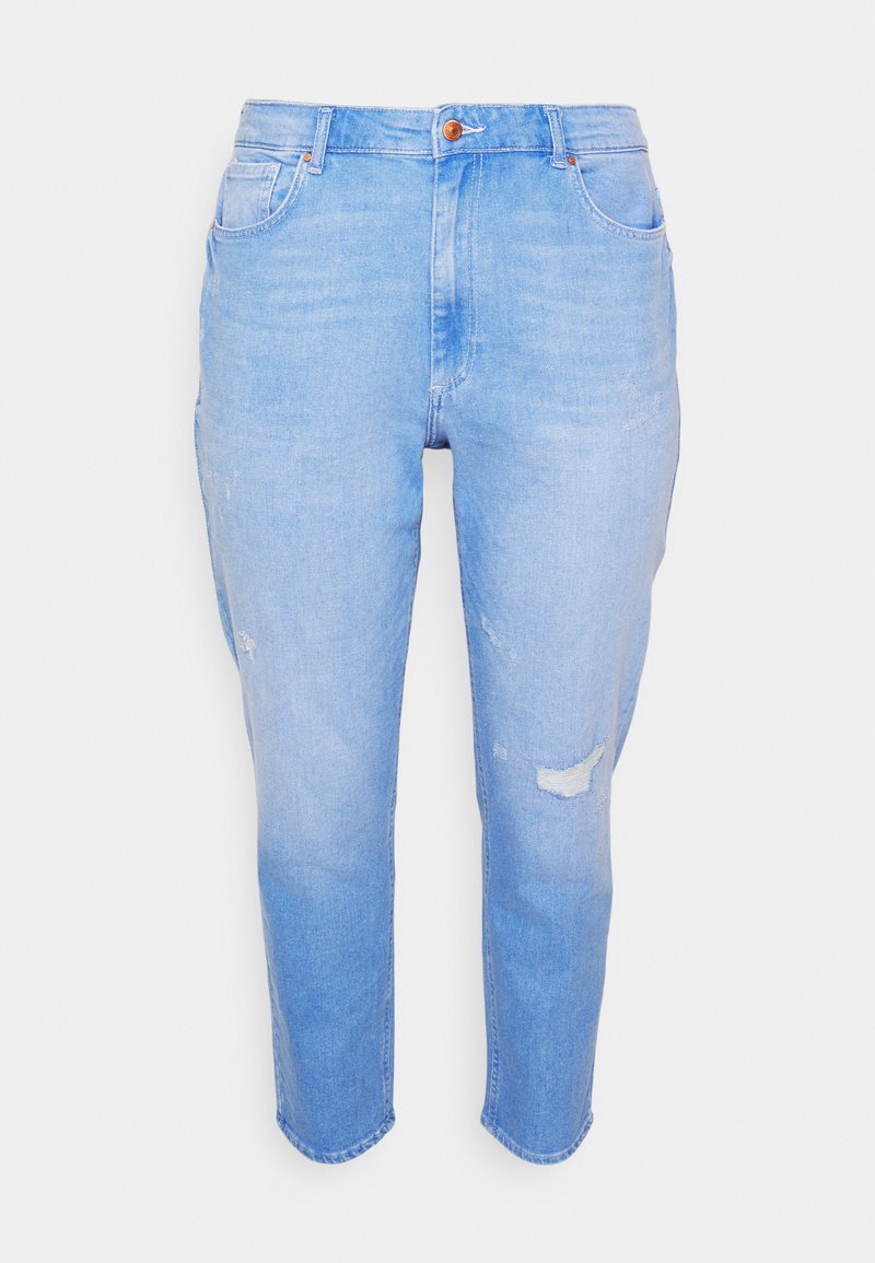ONLY Carmakoma Relaxed fit jeans lichtblauw denim ONLY Carmakoma Relaxed fit jeans lichtblauw denim