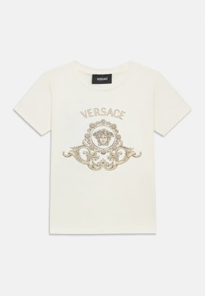 Versace MEDUSA HALL CREST UNISEX - Nyomott mintás póló - bianco