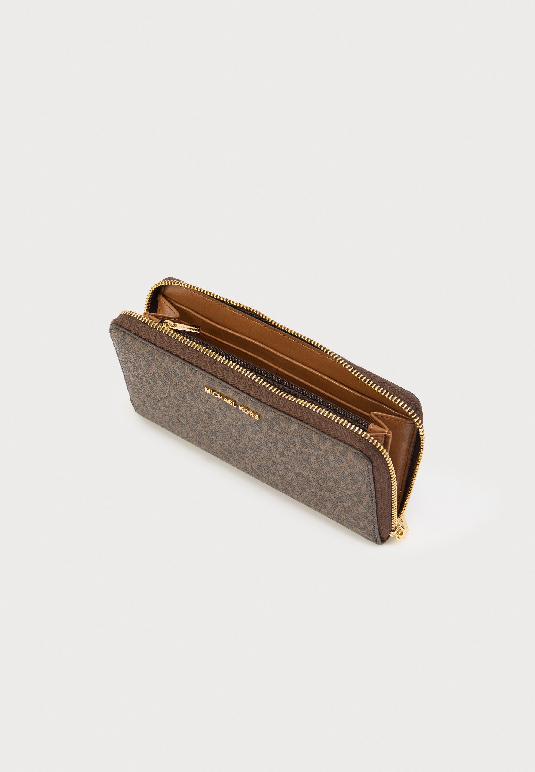 MICHAEL Michael Kors JET SET SLIM - Wallet - brown/acorn/brown
