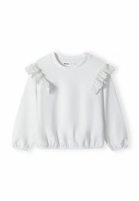 MINOTI BRODIERE FRILL CREW NECK - Mikina - cream