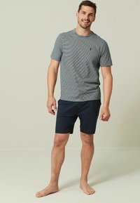Next SET - Nattplagg set - blue fine stripe   navy