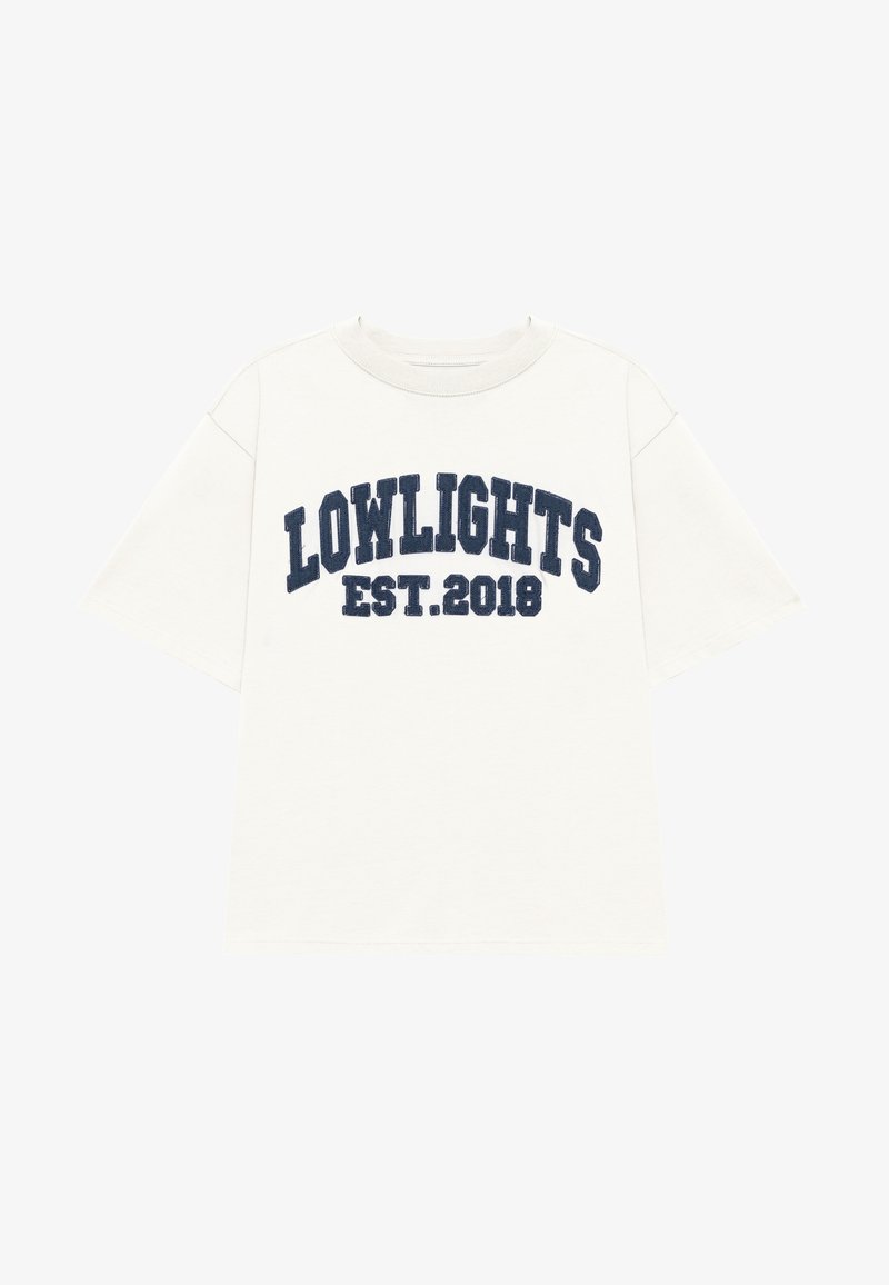 LOW LIGHTS STUDIOS® COLLEGE - Μπλουζάκι με στάμπα - ecru