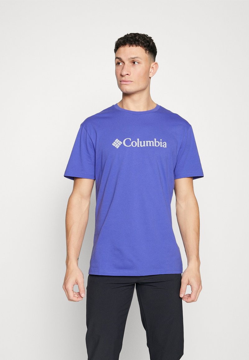Columbia LOGO SHORT SLEEVE Tshirts basic purple lotus/syren