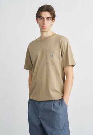 POCKET - T-shirt basic - beige