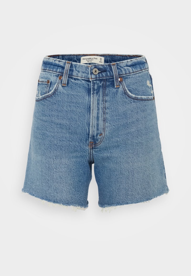 Abercrombie & Fitch Jeansshort blauw denim/bluedenim Abercrombie & Fitch Jeansshort blauw denim/bluedenim