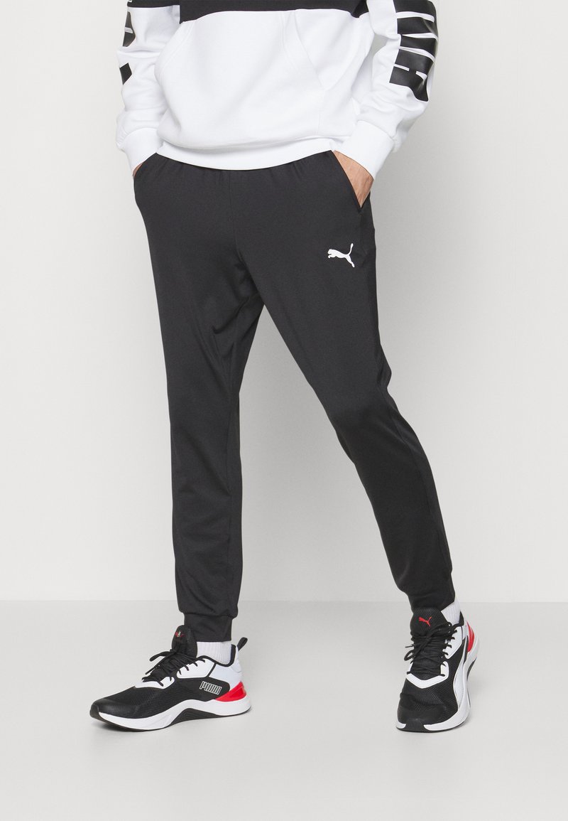 Puma FIT TAPED JOGGER Tracksuit bottoms black Zalando.ie